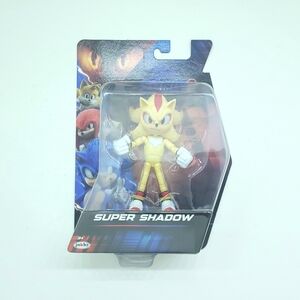 Sonic The Hedgehog 3 Movie Wave 3 SUPER SHADOW 5” Action Figure Brand New Sealed